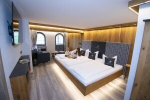Familienzimmer mit XXL Familienbett, Quelle: (c) Hotel Böhmerwald