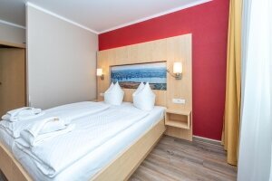 Kleines Doppelzimmer , Quelle: (c) Das Hotel an der Stadthalle - Rostock Hbf