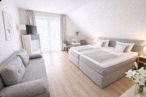 Komfort Doppelzimmer mit Balkon, Quelle: (c) Hotel Schwanenweiher