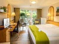 Komfort-Doppelzimmer mit Terrasse (Südseite), Quelle: (c) AKZENT Hotel Berlin Komfort-Doppelzimmer mit Terrasse (Südseite), Quelle: (c) AKZENT Hotel Berlin