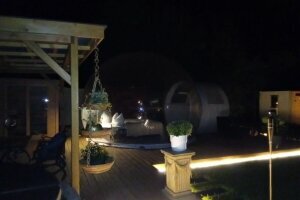 Bubble Tent im privaten Wellness-Garten, Quelle: (c) Schloss Krugsdorf Golf & Hotel