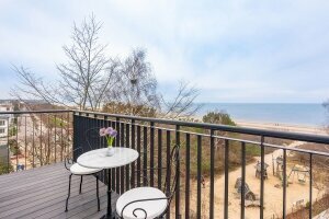 Deluxe Zimmer mit Balkon & Meerblick , Quelle: (c) Strandhotel Ahlbeck 