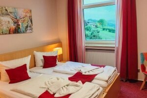 Doppelzimmer Souterrain, Quelle: (c) Panorama Ferien Hotel Winterberg