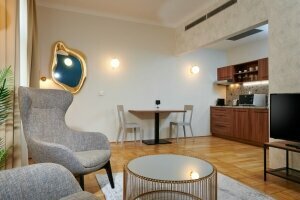 Duplex One Bedroom Apartment, Quelle: (c) Golden Angel Suites by Prague Residences