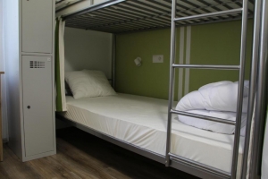 Bett im gemischten 8-Bett-Schlafsaal, Quelle: (c) Lorf Hostel&Apartments