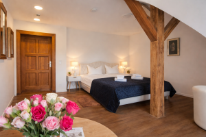 Gemütliches Doppelzimmer im Schloss, Quelle: (c) Schloss Krugsdorf Golf & Hotel