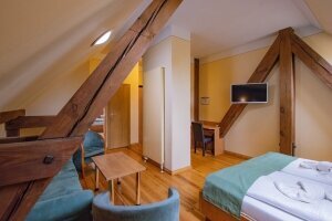 Komfort Doppelzimmer im Kavalierhaus, Quelle: (c) Hotel Jagdschloss Letzlingen
