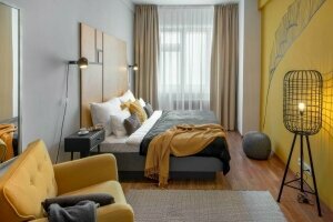 One Bedroom Apartment mit Terrasse, Quelle: (c) City Leaf Apartments by Prague Residences