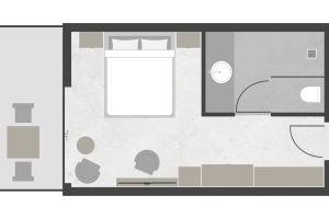 Superior Zimmer mit Balkon, Quelle: (c) Meiser Design Hotel