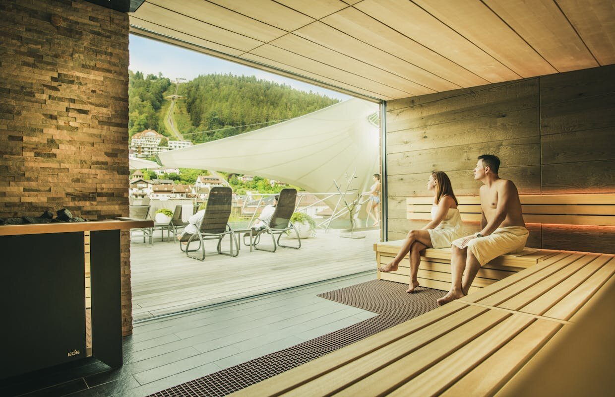 Paar im Spa