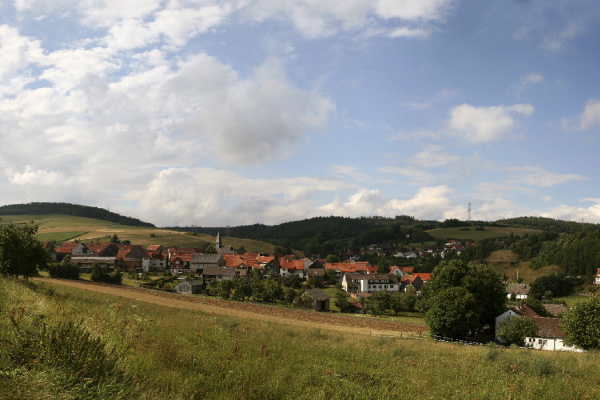 Knüllgebirge in Nordhessen, Wine Neuenstein-Mühlbach  