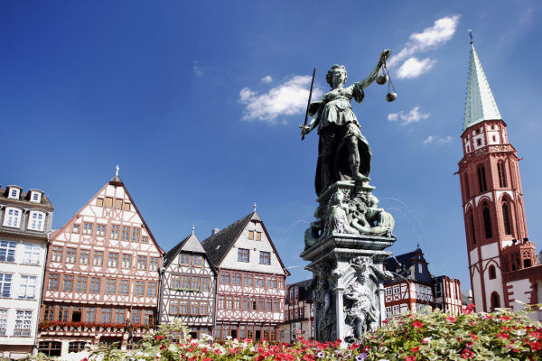 Geyser, Römerberg Frankfurt  