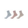 3er Pack Damen Socken Baumwolle » 3 Paar Premium Kurzsocken » Kurzschaft MED + DIA » Venenfreundlich ohne Gummibund - A / 35-38