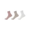 3er Pack Damen Socken Baumwolle » 3 Paar Premium Kurzsocken » Kurzschaft MED + DIA » Venenfreundlich ohne Gummibund - B / 39-42