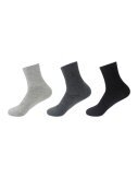 3er Pack Damen Socken Baumwolle » 3 Paar Premium Kurzsocken » Kurzschaft MED + DIA » Venenfreundlich ohne Gummibund - D / 35-38