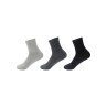 3er Pack Damen Socken Baumwolle » 3 Paar Premium Kurzsocken » Kurzschaft MED + DIA » Venenfreundlich ohne Gummibund - D / 35-38