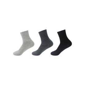 3er Pack Damen Socken Baumwolle » 3 Paar Premium Kurzsocken » Kurzschaft MED + DIA » Venenfreundlich ohne Gummibund - D / 35-38