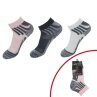 3er Pack Damen Fitness Socken » 3 Paar Sportsocken & Strümpfe » atmungsaktive Damensocken für Sport & Freizeit - 35-38
