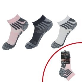 3er Pack Damen Fitness Socken » 3 Paar Sportsocken & Strümpfe » atmungsaktive Damensocken für Sport & Freizeit - 39-42