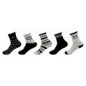 3er Pack Damen Tennis Socken Premium » 3 Paar Sportsocken & Strümpfe » atmungsaktive Damensocken für Sport, Freizeit & Fitness - A (gemischt) / Schwar