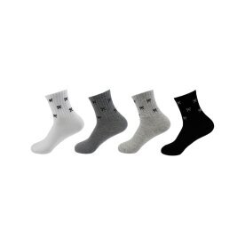 3er Pack Damen Tennis Socken Premium » 3 Paar Sportsocken & Strümpfe » atmungsaktive Damensocken für Sport, Freizeit & Fitness - B / Grau/Weiß / 39-42