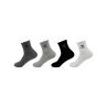 3er Pack Damen Tennis Socken Premium » 3 Paar Sportsocken & Strümpfe » atmungsaktive Damensocken für Sport, Freizeit & Fitness - C / Grau/Weiß / 39-42