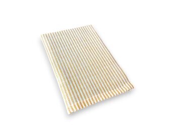 4er-Pack Servietten Set » 40 x 40 cm Stoffservietten mit Glitzer Streifen » elegante Tischservietten aus Baumwolle » wiederverwendbare Tücher für Hoch