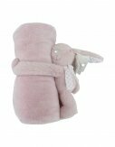 Antonio Kinder & Baby Kuscheldecke »Antonio Baby Plüsch Decke mit Stofftier Hase I Geschenkidee für Kleinkinder [rosa]