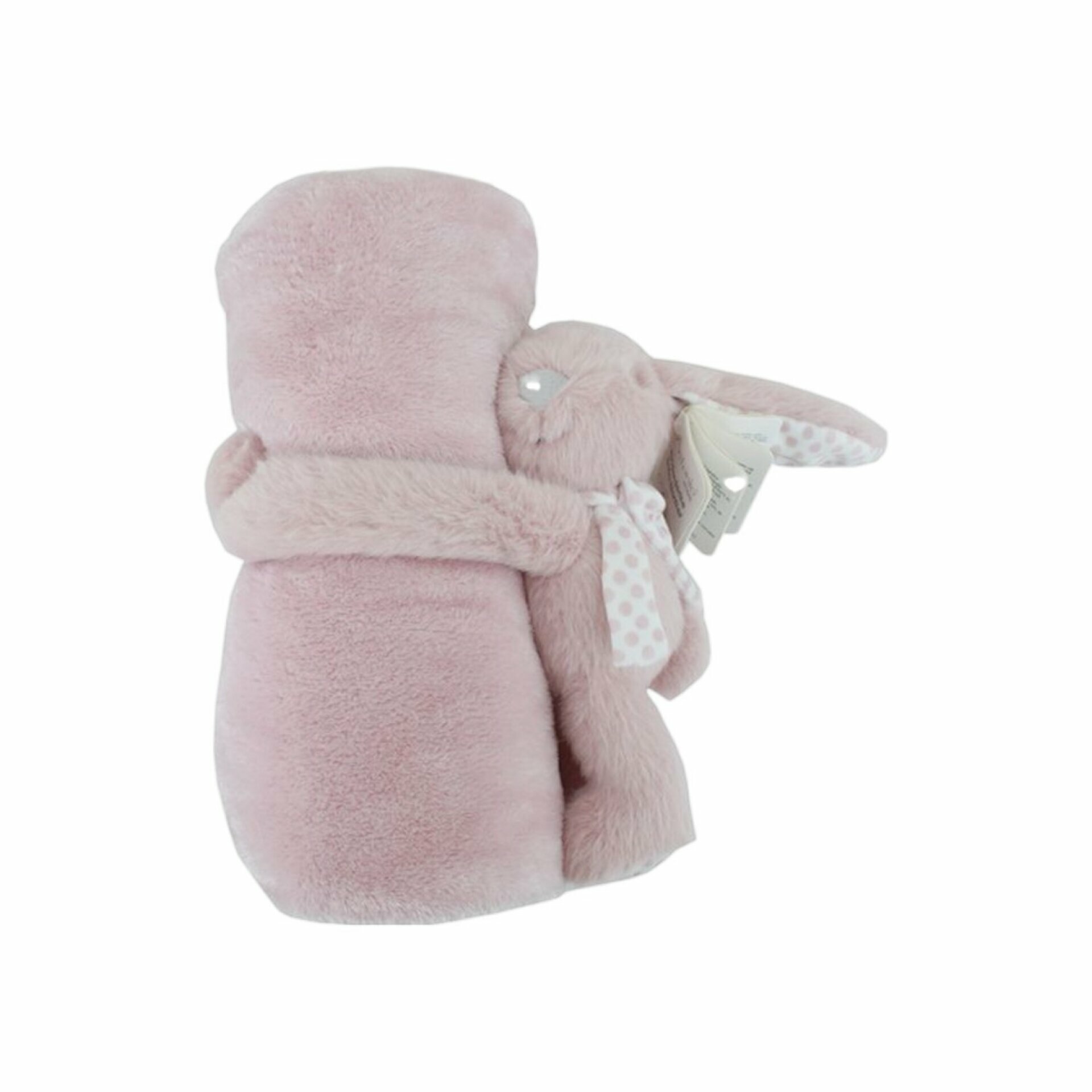 Antonio Kinder & Baby Kuscheldecke »Antonio Baby Plüsch Decke mit Stofftier Hase I Geschenkidee für Kleinkinder [rosa]