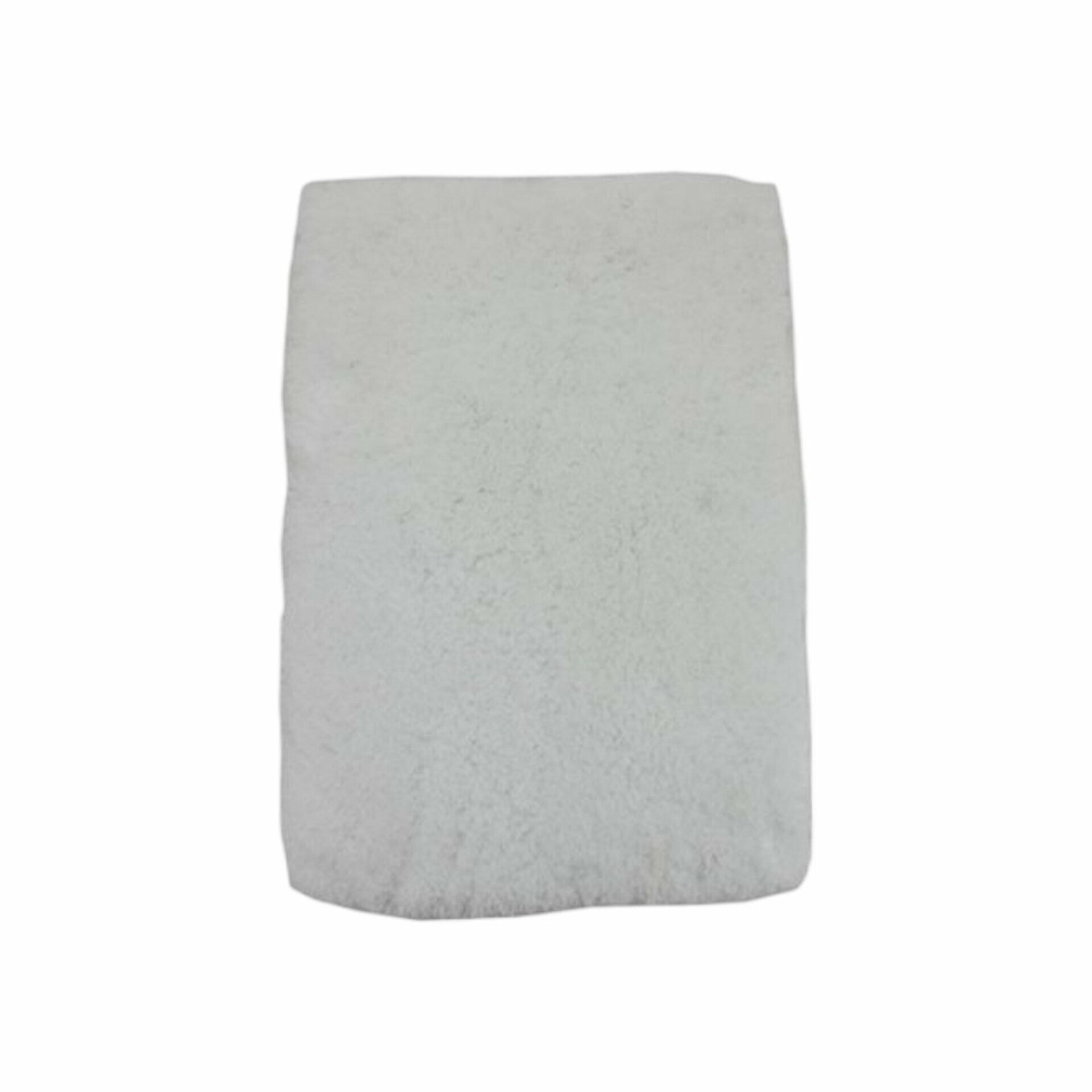 Badvorleger 60 x 40 cm » Badezimmer Teppich Vorleger extra weich » dicke Badematte 1300 g/m² » flauschiger Badeteppich - Weiß