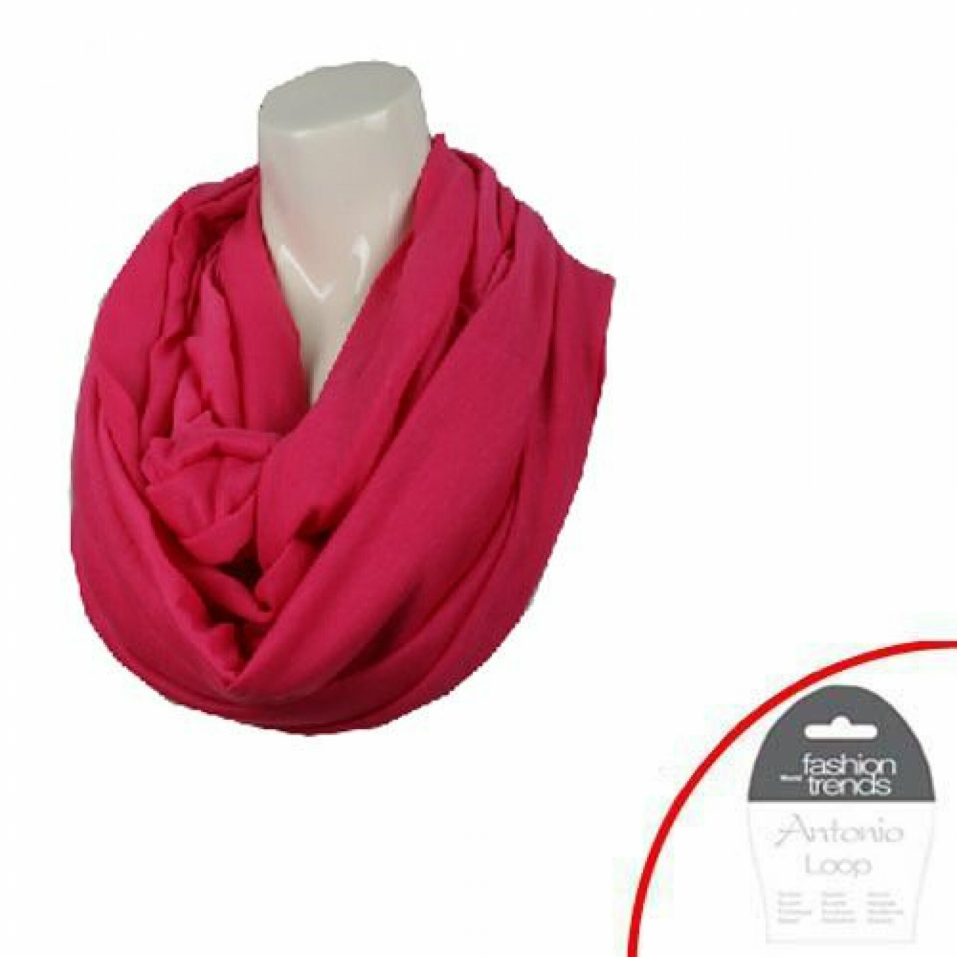 Damen Loop Schal Fuchsia 