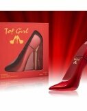 Damen Parfum » roter Stiletto » 100 ml blumig/fruchtiges Parfüm für Frauen » Top Girl Paris » Flakon als Absatzschuh