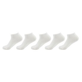 Damen Sneaker Socken » Set 5 Paar Strümpfe » 5er Pack Sneakersocken » Baumwollsocken mit elastischem Mittelfußband - C / 35-38