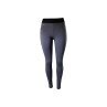 Damen Sport Leggings » melierte Yogahose mit praktischer Tasche » Yogaleggins Formender Effekt - Dunkelgrau / XXL