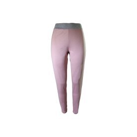 Damen Sport Leggings » melierte Yogahose mit praktischer Tasche » Yogaleggins Formender Effekt - Rosa / L/XL