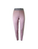 Damen Sport Leggings » melierte Yogahose mit praktischer Tasche » Yogaleggins Formender Effekt - Rosa / XXL