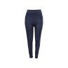 Damen Winter Leggings » Dunkle Jeans Optik » Jeggings mit Push-Up Effekt » Teddy Innenfleece » Damenleggings für Fitness & Alltag - Dunkelblau / XS/S