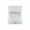 Premium Kuscheldecke » Waffeloptik Wohndecke » Couchdecke Soft Teddy | Tagesdecke 150 x 200 cm - Weiß