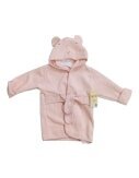 Frottée Baby Bademantel mit Tiergesicht » Morgenmantel & Kleinkinder Badetuch » 100% Baumwolle » mit Kapuze und Gürtel - Tier-Karikatur / 74/80