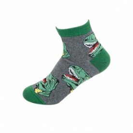 Kinder Crazy Socks » Bunte Kindersocken » Kinderstrümpfe » Füßlinge » Kinder Socken Größe 30-33 und 34-37 - 34-37 / Dinosaurier