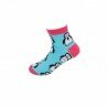 Kinder Crazy Socks » Bunte Kindersocken » Kinderstrümpfe » Füßlinge » Kinder Socken Größe 30-33 und 34-37 - 34-37 / Pinguin