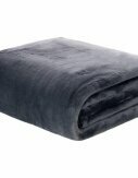 Microfaser Flanelldecke 150 x 200 cm | Hochwertige Wohndecke | Tagesdecke Flanell | XL Couchdecke & Kuscheldecke [Grau] 