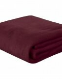 Microfaser Flanelldecke 150 x 200 cm | Hochwertige Wohndecke | Tagesdecke Flanell | XL Couchdecke & Kuscheldecke [Weinrot]