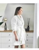 Premium Damen Bademantel Eden » Damenbademantel » dichtes Korallenfleece 350 g/m² » Saunamantel mit Taschen und Ärmelbündchen » Frauen Morgenmantel 96