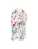 Sommer Damen Schal Blumen » leichter Sommerschal 180 x 80 cm » Halstuch mit Blumenmuster » Damenschal weich & dünn - Motiv 3
