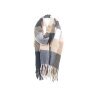 Winter Damen Schal » Cashmera Soft » Winterschal Karo Muster » Damenschal » Fransenschal 180 x 65 cm - Braun