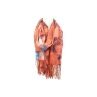 Winter Damen Schal Soft Cashmera » Winterschal Wasserrose » Fransenschal » Damenschal 180 x 70 cm - Orange