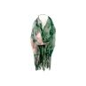 Winter Damen Schal Soft Cashmera » Winterschal Wasserrose » Fransenschal » Damenschal 180 x 70 cm - Grün