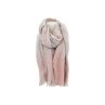 Winter Damen Schal » Strickschal » Damenschal mit Highlights » schimmerndes Muster » Fransenschal 188 x 68 cm - Rosa
