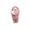 Winter Damen Schal » Winterschal Dread Style einfarbig » Fransenschal 180 x 50 cm » warmer Damenschal mit dicken Fransen » Hohes Volumen - Rosa